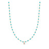 COLLIER MINI GIGI CLOZEAU OR ROSE 1 DIAMANT