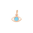 PENDENTIF GIGI CLOZEAU EYE CLASSIC OR ET RESINE