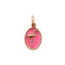 PENDENTIF GIGI CLOZEAU FLAMANT ROSE OR ROSE