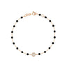 BRACELET GIGI CLOZEAU LUCKY PUCE OR ROSE RESINE ET DIAMANTS