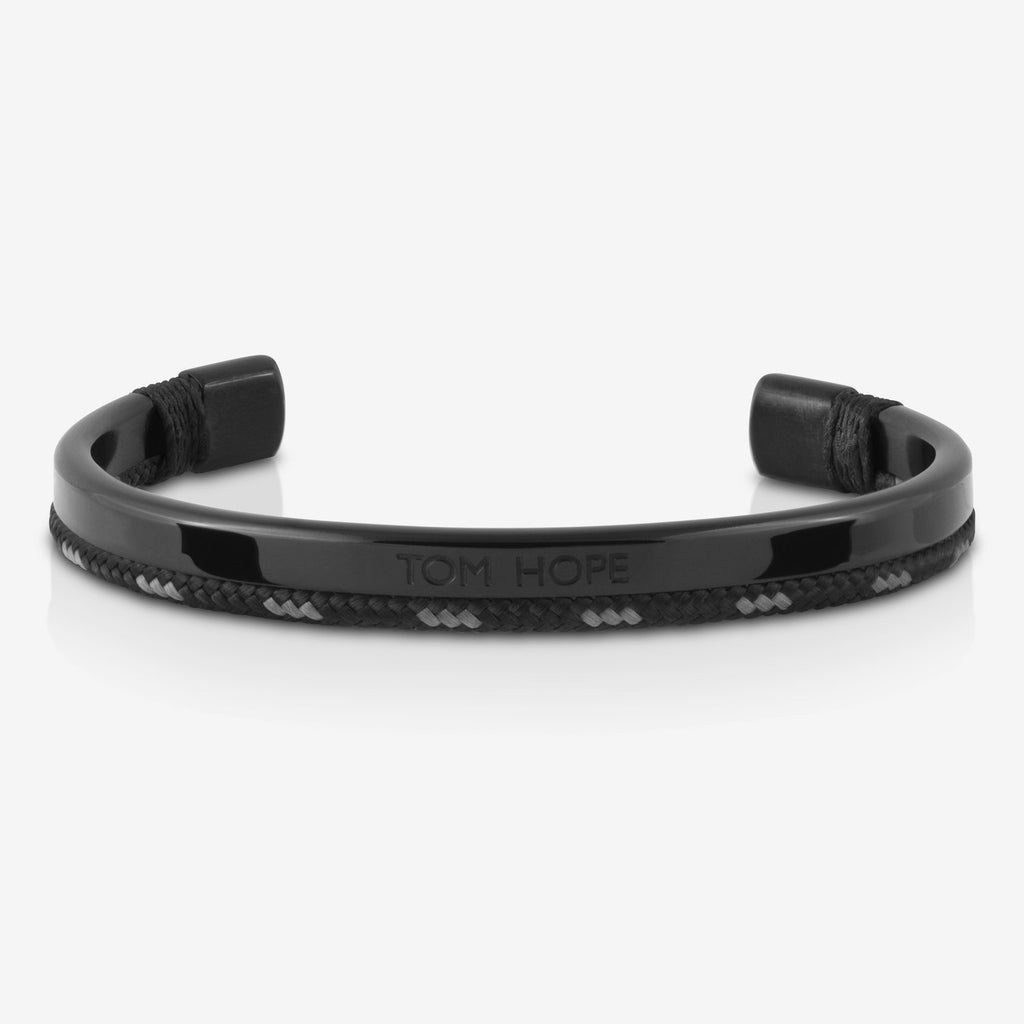 BRACELET TOM HOPE HYBRID 2 TRIPLE BLACK