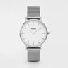 MONTRE CLUSE LA BOHÈME MESH SILVER/WHITE
