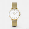 MONTRE CLUSE MINUIT MESH GOLD/WHITE