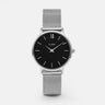 MONTRE CLUSE MINUIT MESH SILVER/BLACK