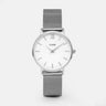 MONTRE CLUSE MINUIT MESH SILVER/WHITE