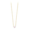 COLLIER PERLE RÉSINE BLANCHE